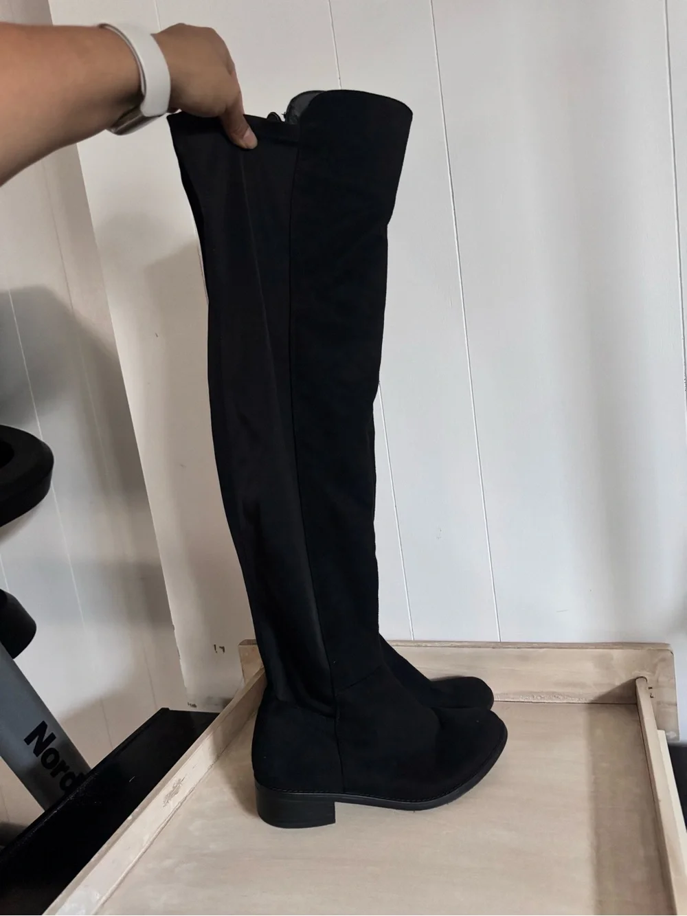 H&M Black Over-the-Knee Boots